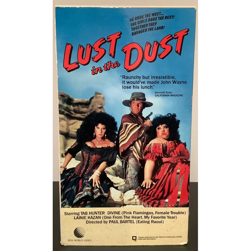 Lust In The Dust VHS