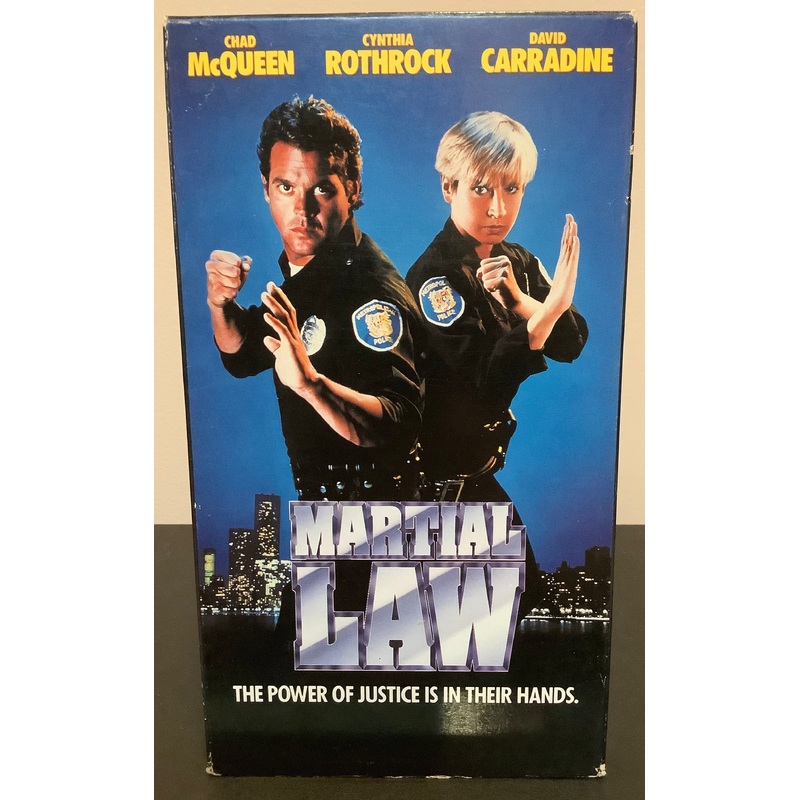 Martial Law (1990) VHS