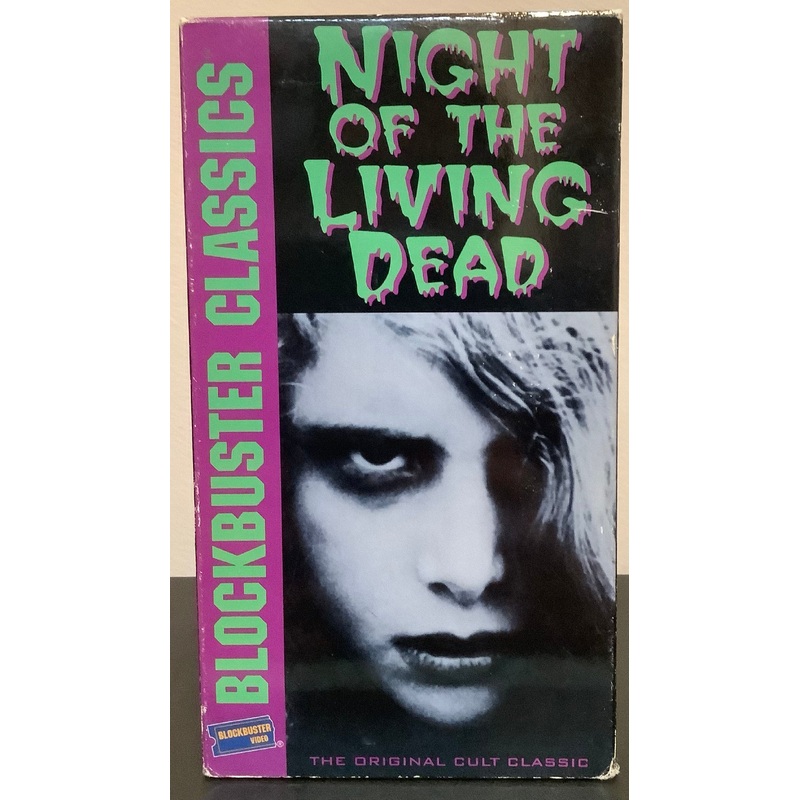 Night Of The Living Dead (Blockbuster Classics - purple and green) VHS