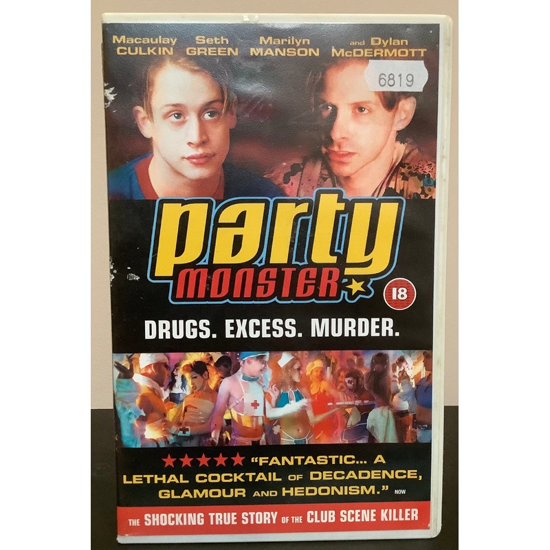 Party Monster (Clamshell/ PAL) VHS *** SEE NOTE***