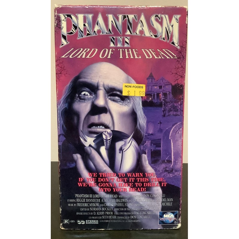 Phantasm III: Lord Of The Dead VHS