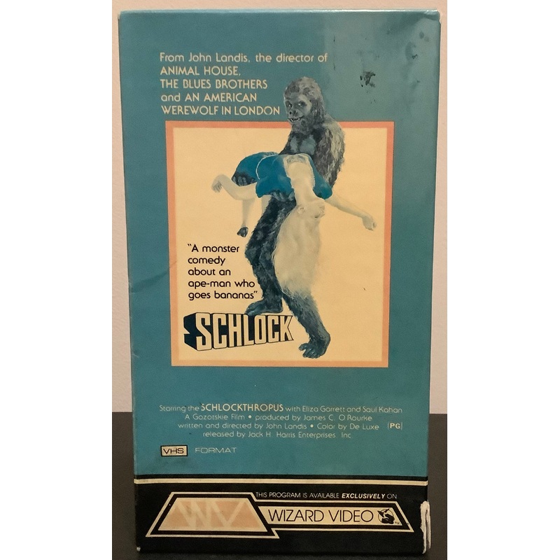 Schlock (Wizard Video) VHS