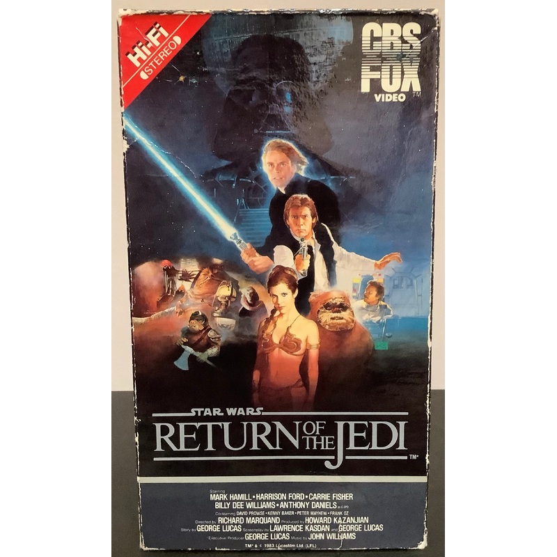 Star Wars Episode VI - Return Of The Jedi (1986 CBS/FOX Stereo) VHS
