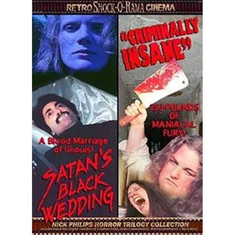 Criminally Insane/Satan's Black Wedding DVD USED