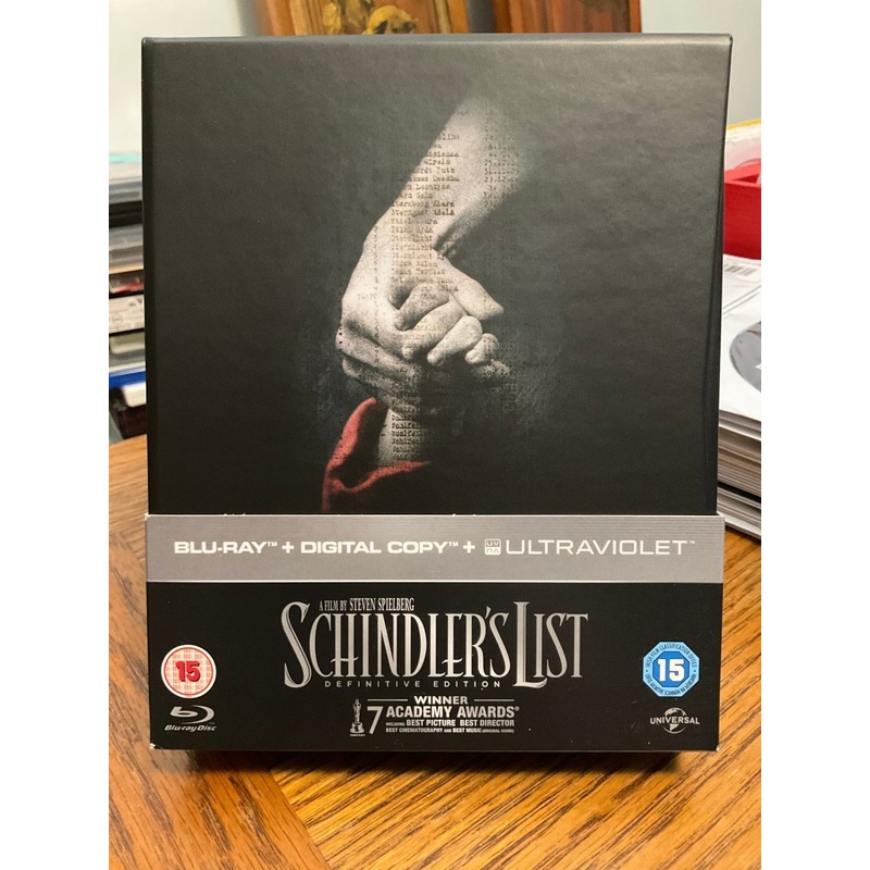 Schindler's List (Region B, 20th Anniversary Collector's Edition) *See Note* USED