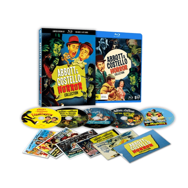 Abbott and Costello Horror Collection (Limited Edition w/Lenticular Hardcase, Region Free) USED