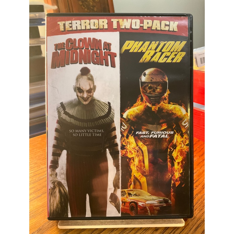 Terror Two-Pack: Clown at Midnight & Phantom Racer (DVD) USED