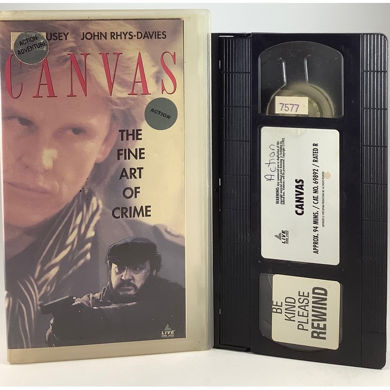 Canvas Cut Box VHS