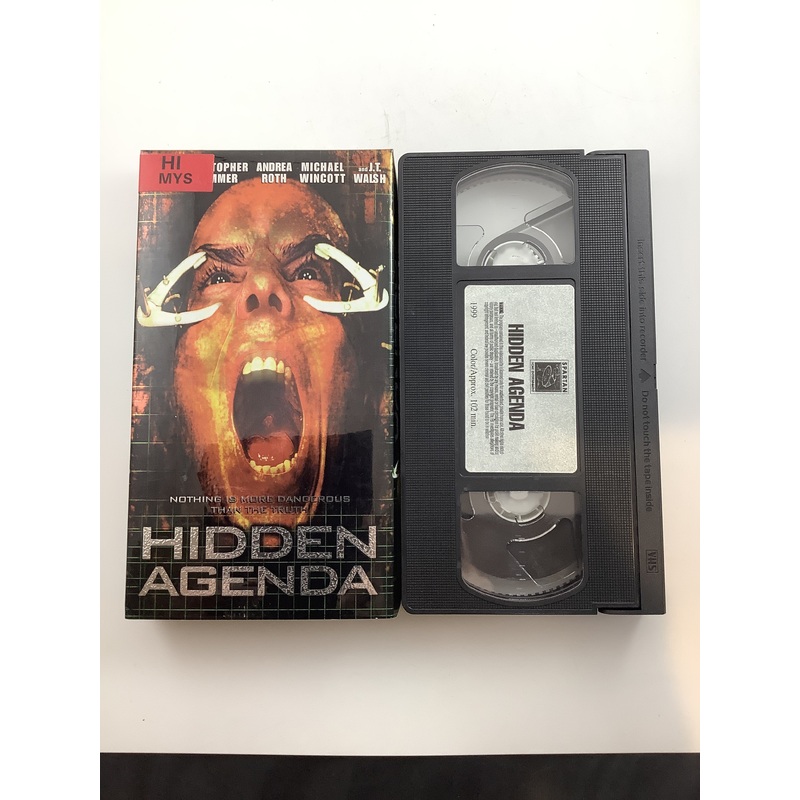 Hidden Agenda VHS