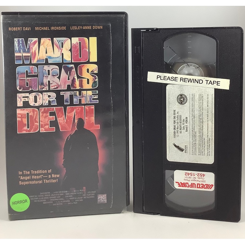 Mardi Gras for the Devil  (Night Trap) Cut Box VHS