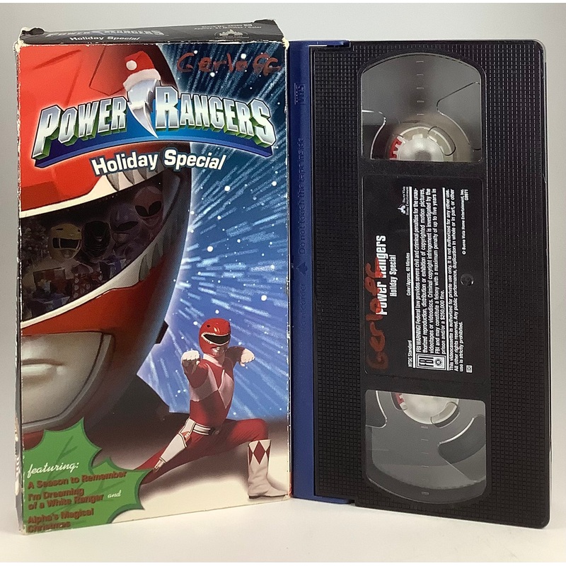 Power Rangers Holiday Special VHS