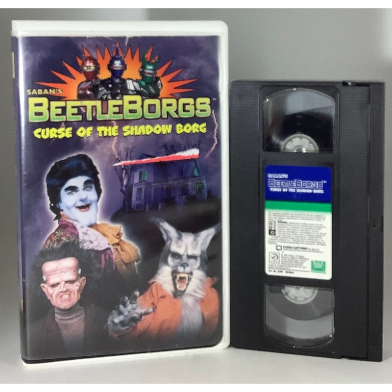 Beetleborgs: Curse of the Shadow Borg Clam Shell VHS