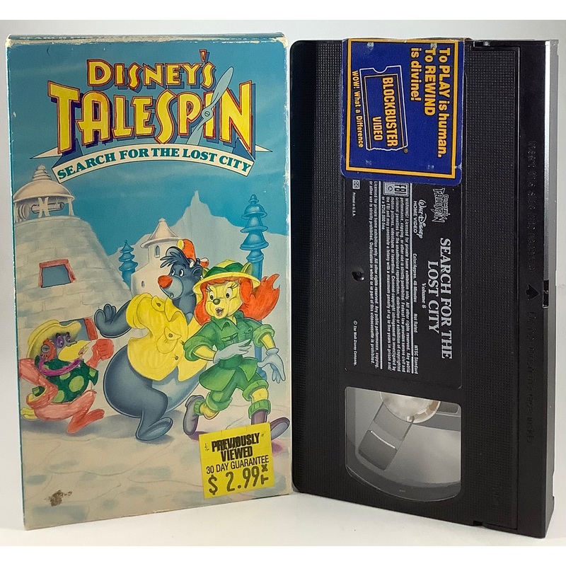 Disney's TailSpin: Search for the Lost City VHS