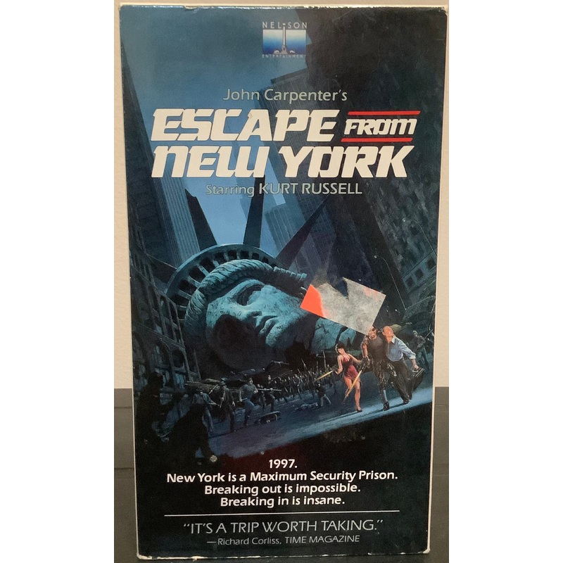 Escape From New York (Nelson) VHS