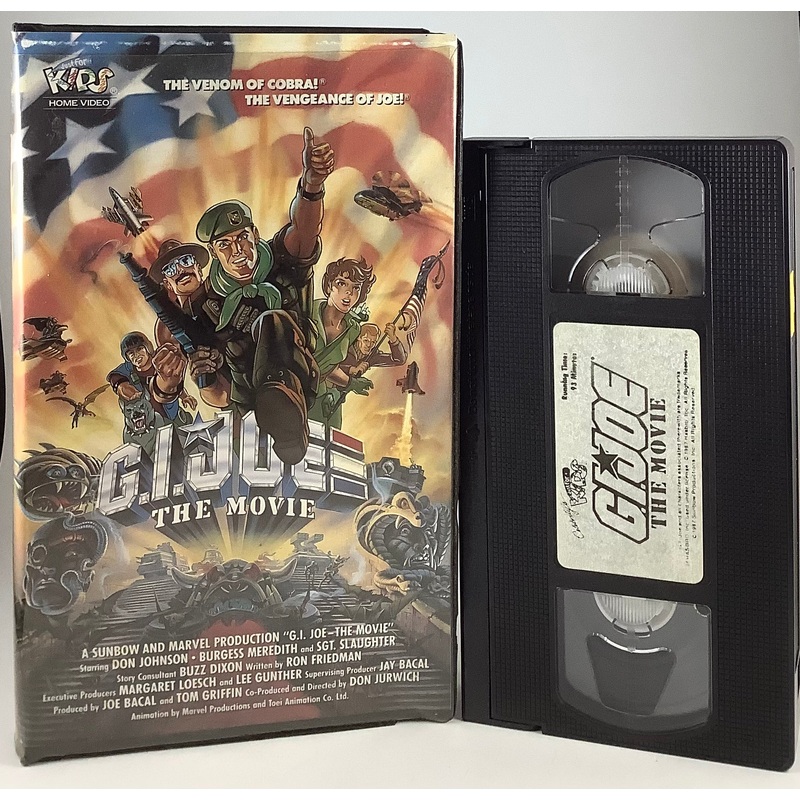 G.I. Joe The Movie Clam Shell VHS
