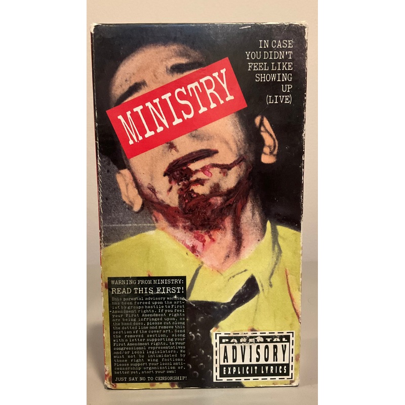 Ministry : In Case You Didn't Feel Like Showing Up (Live) VHS