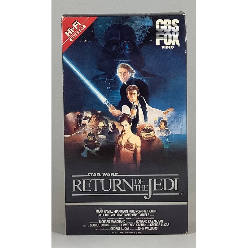 Star Wars: Episode VI - Return of the Jedi  (1986 release) VHS