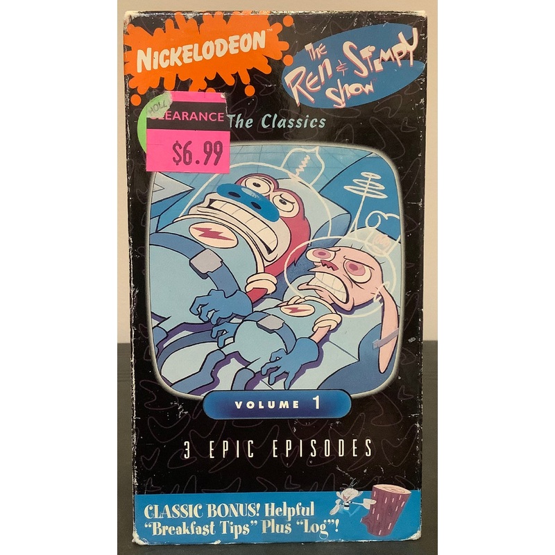 The Ren & Stimpy Show: The Classics Vol.1 (Orange Cassette) VHS