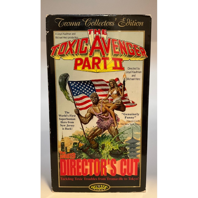 The Toxic Avenger Part II Unrated Directors Cut VHS