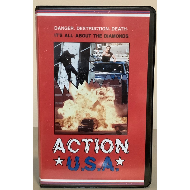 Action U.S.A.  (Lunchmeat/Clamshell/ Red Tape) VHS