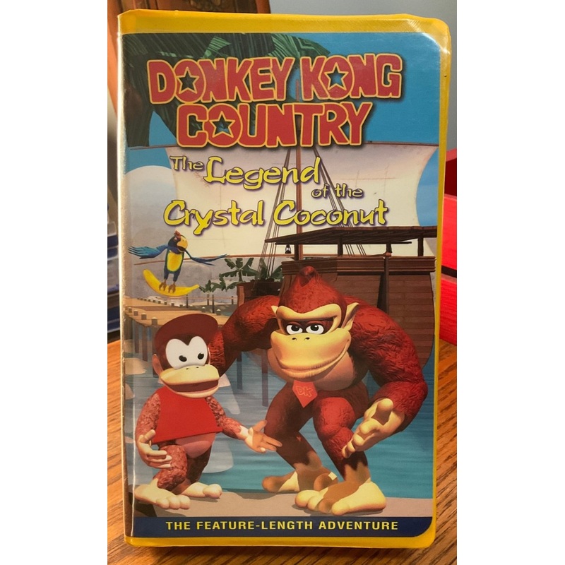 Donkey Kong Country: The Legend of the Crystal Coconut (Clamshell VHS)