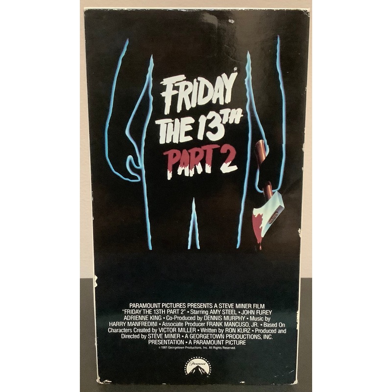 Friday The 13th Part 2 (1998 Paramount) VHS