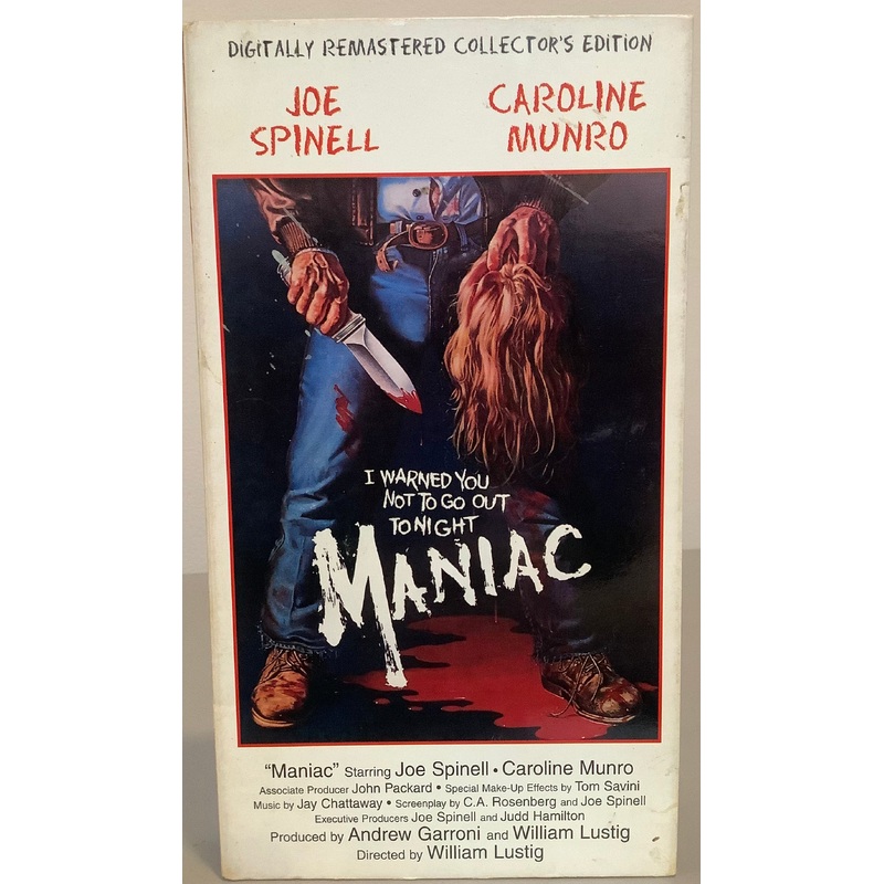 Maniac (1996 Video Treasures) VHS
