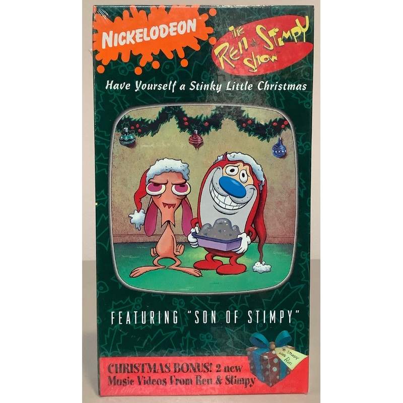 Ren & Stimpy: Have Yourself A Stinky Little Christmas VHS SEALED