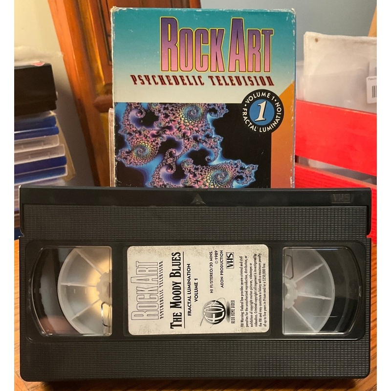 Rock Art Psychedelic Television The Moody Blues, Volume 1, Fractal Lumination VHS