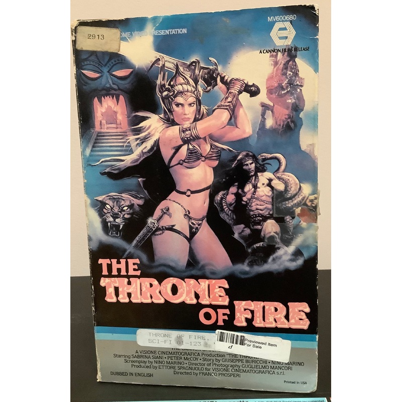 The Throne Of Fire (Bookbox) VHS