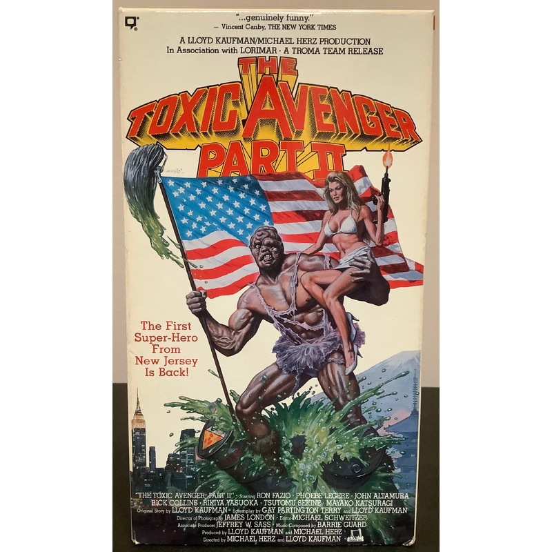 The Toxic Avenger Part II VHS