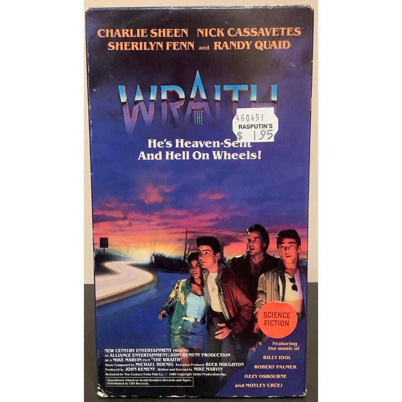 The Wraith VHS ***SEE NOTE***