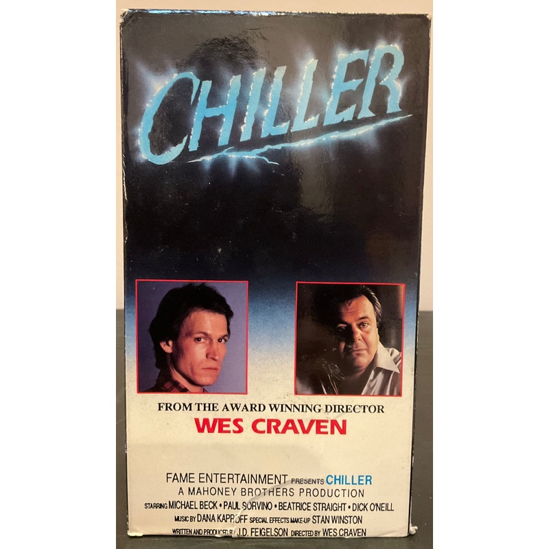 Wes Craven's Chiller VHS