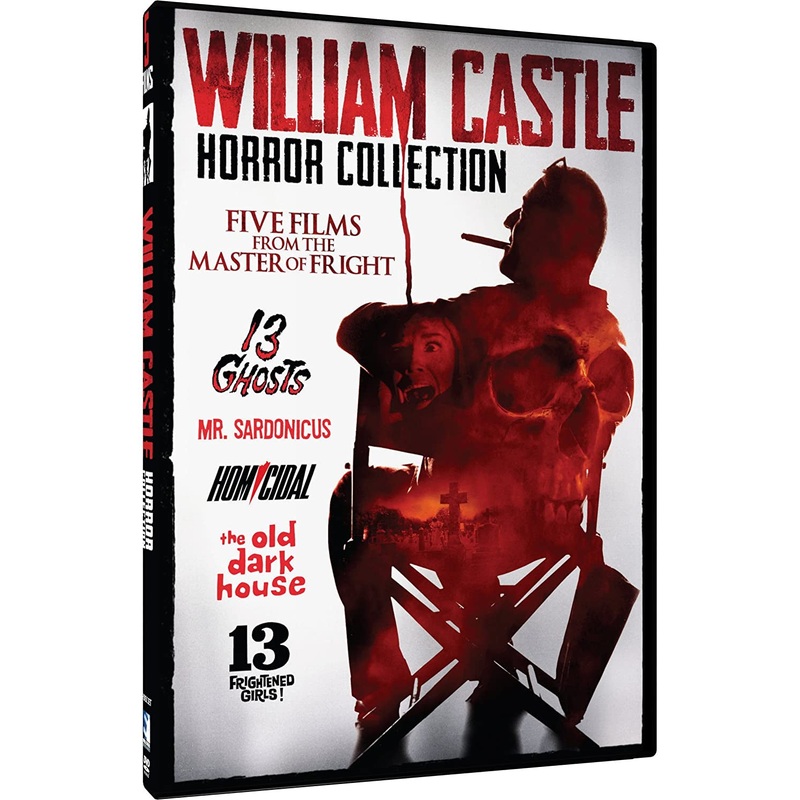 William Castle Film Collection - 5 Movie Pack: 13 Ghosts, Mr. Sardonicus, Homicidal, The Old Dark House, 13 Frightened Girls DVD USED